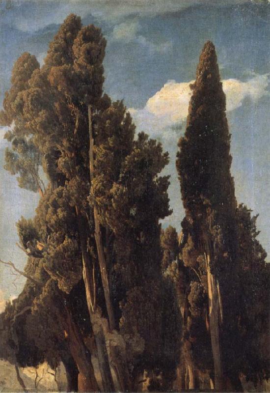 Johann Wilhelm Schirmer Cypresses Sweden oil painting art